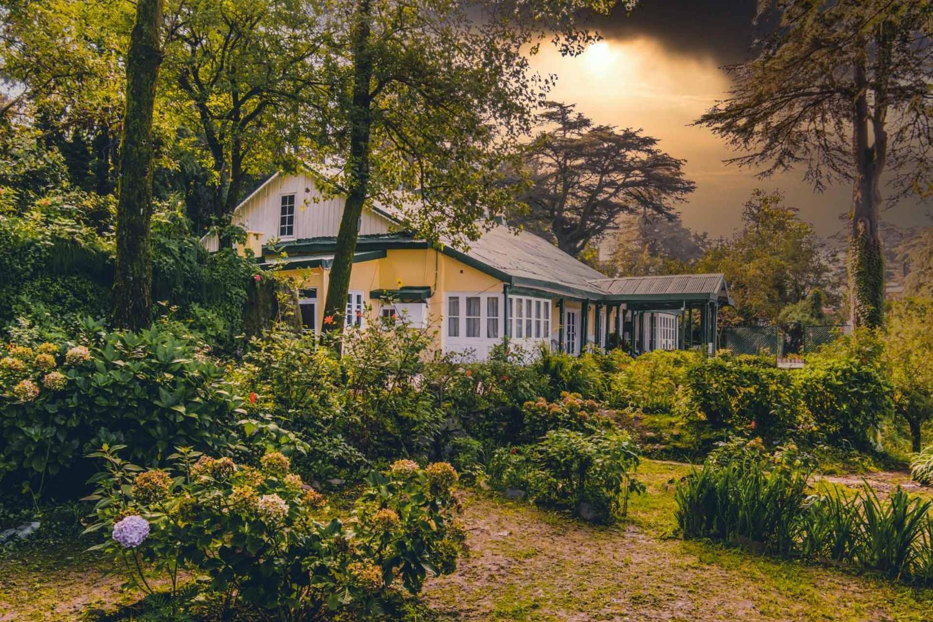 Stayvista At Rose Cottage - Bonfire & Scenic View Шімла Екстер'єр фото